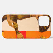 ポートレート絵オリジナル油絵 Case-Mate iPhoneケース (裏面 (横))