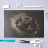 ポートレート絵画のバラ付きホール 薄葉紙 (クラフト)