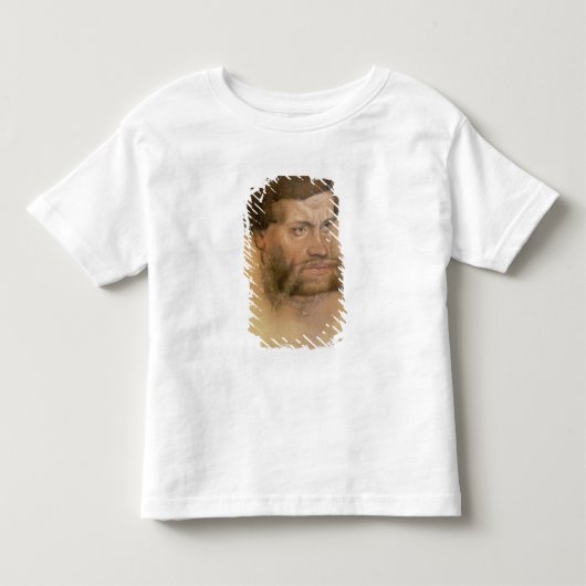 ポートレート考えスの トドラーTシャツ (正面)