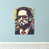 ポートレート芸術 キャンバスプリント (インサイチュ (ウッドフロア))