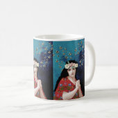 ポートレート芸術 コーヒーマグカップ (正面右)