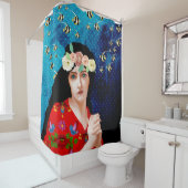 ポートレート芸術 シャワーカーテン (インサイチュ)