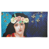 ポートレート芸術 枕カバー (正面左)