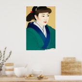 ポートレート – ウッドブロックアートプリント ポスター (キッチン)