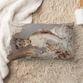 ポートレート・オブ・アリス・レグノー(女性美しい) ランバークッション (ブランケット)