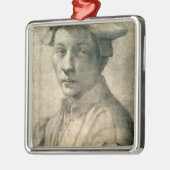 ポートレート・オブ・アンドレア・クォラテシ, c.1532 メタルオーナメント (左)