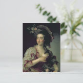 ポートレート・オブ・アンナ・ダヴィア – ベルヌッチ， 1782 ポストカード (スタンド正面)