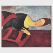 ポートレート・オブ・アーティストズ・ウィザーズ・モディリアーニ ラッピングペーパー (フラット)