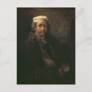 ポートレート・オブ・アーティスト・at his Easel, 1660 ポストカード