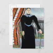 ポートレート・オブ・ア・ウーマン， 1895 ポストカード (正面/裏面)