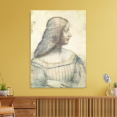 ポートレート・オブ・イザベラ・デ・エステ キャンバスプリント (インサイチュ (リビング))