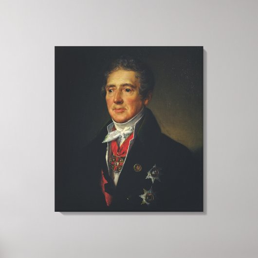 ポートレート・オブ・イワン・ドミトリエフ, 1835 キャンバスプリント (正面)