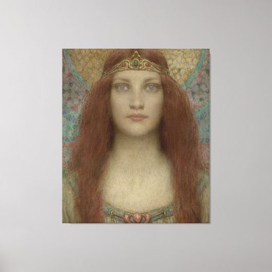 ポートレート・オブ・ウーマンバイチャールズ・アラン・ウィンター キャンバスプリント (正面)