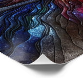 ポートレート・オブ・ウーマン顔エンボスアート ポスター (コーナー)