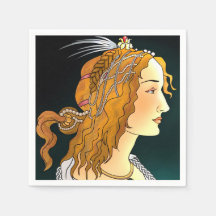 ポートレート・オブ・ウーマン・ナプキン