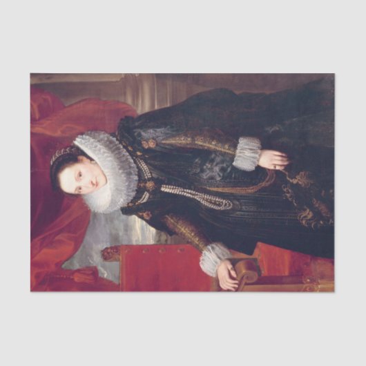 ポートレート・オブ・ウーマン・バイ・コルネリス・ド・ボス 薄葉紙 (正面)