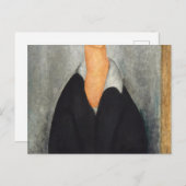 ポートレート・オブ・ウーマン、モディリアーニ1919 ポストカード (正面/裏面)