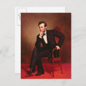 ポートレート・オブ・エイブラハム・リンカーン ポストカード (正面/裏面)