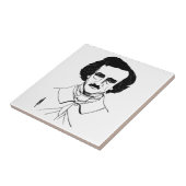 ポートレート・オブ・エドガー・アラン・ポー タイル (側面)