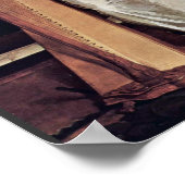 ポートレート・オブ・エリザ・リジェリー（竪琴を持つ女性） ポスター (角)