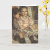 ポートレート・オブ・カイルボッテチルドレンズバイピエールルノアール カード (黄色い花)