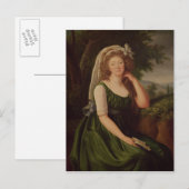 ポートレート・オブ・カントス・デュ・バリー1789 ポストカード (正面/裏面)