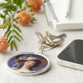 ポートレート・オブ・ガブリエル・ド・ポリニャックフランスの伯爵夫人 キーホルダー (側面)