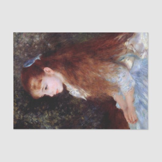 ポートレート・オブ・ガール・ブルーリボンルノアール 薄葉紙 (正面)