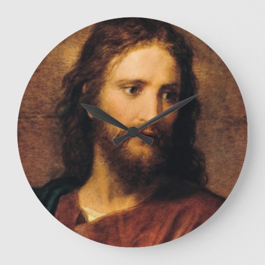 ポートレート・オブ・キリスト ラージ壁時計 (正面)