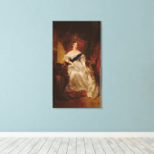 ポートレート・オブ・クイーンビクトリア キャンバスプリント (インサイチュ (ウッドフロア))