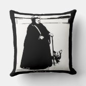 ポートレート・オブ・クイーンビクトリア&ヨークシャーテリアドッグ クッション (裏面)