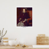 ポートレート・オブ・クイーンメアリー・オブ・イングランドby Moor Anthonis ポスター (キッチン)