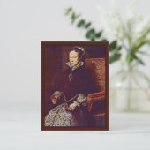 ポートレート・オブ・クイーンメアリー・オブ・イングランドby Moor Anthonis ポストカード (スタンド正面)