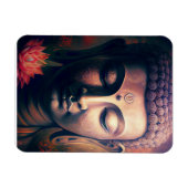 ポートレート・オブ・ゴータムブッダ・アート・ポスター マグネット (横)