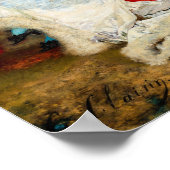 ポートレート・オブ・サラ・ベルナルト・バイ・ジョルジュ・クレイリン ポスター (角)