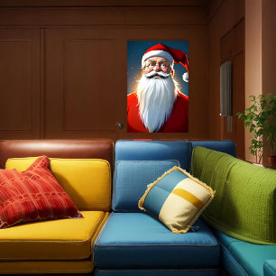 ポートレート・オブ・サンタクロース   AI Art ポスター