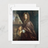 ポートレート・オブ・サー・クリストファー・ウォレン(油・オン・キャンバス) ポストカード (正面/裏面)