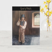 『ポートレート・オブ・ザ・ベルリンガー・アット・ザ・ウェルシュ・チャペル』 カード (黄色い花)