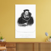 ポートレート・オブ・ジェームズ・ハミルトン第2回アラン伯爵 キャンバスプリント (インサイチュ (リビング))