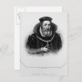 ポートレート・オブ・ジェームズ・ハミルトン第2回アラン伯爵 ポストカード (正面/裏面)