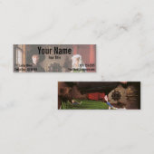 ポートレート·オブ·ジョバンニ·アルノルフィニと彼の妻 スキニー名刺 (正面/裏面)