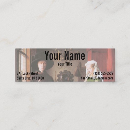 ポートレート·オブ·ジョバンニ·アルノルフィニと彼の妻 スキニー名刺 (正面)