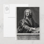 ポートレート・オブ・ジョルフィリップテレマン ポストカード (正面/裏面)