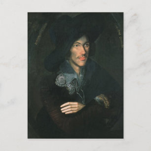 ポートレート・オブ・ジョン・ドネ， c.1595 ポストカード