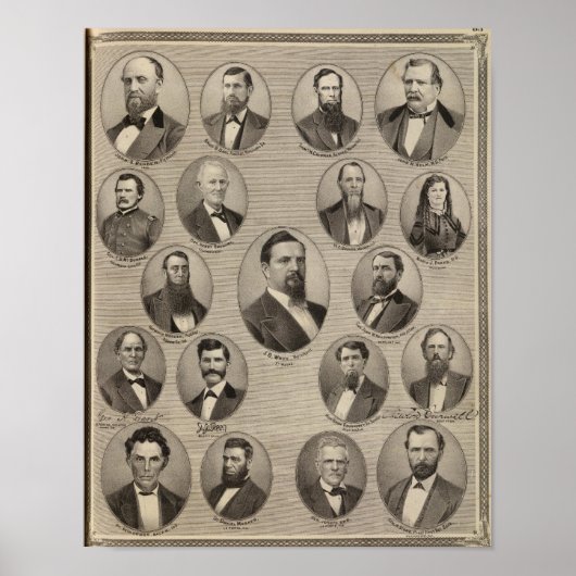 ポートレート・オブ・ジョン・S・ベンダー、アンシルBボール ポスター (正面)