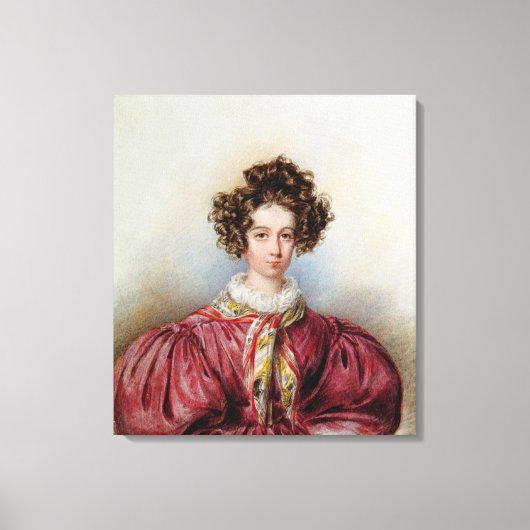 ポートレート・オブ・ジョージ・サンド1830 キャンバスプリント (正面)