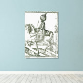 ポートレート・オブ・スレイマン・ザ・フィジカル キャンバスプリント (インサイチュ (ウッドフロア))