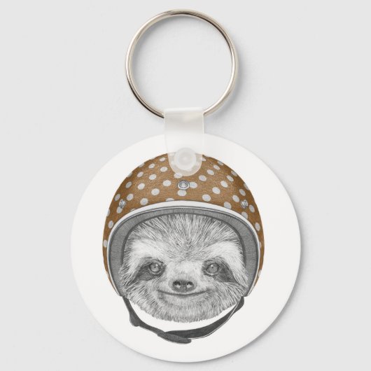 ポートレート・オブ・スロス |オートバイヘルメット キーホルダー (正面)