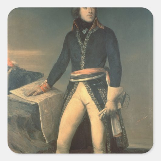 ポートレート・オブ・ゼネラル・ルイス・ラザレ・ホシュ スクエアシール (正面)