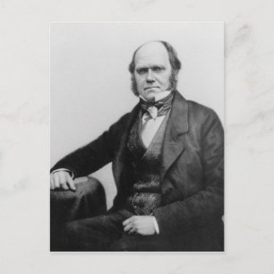 ポートレート・オブ・チャールズ・ダーウィン， 1854 ポストカード